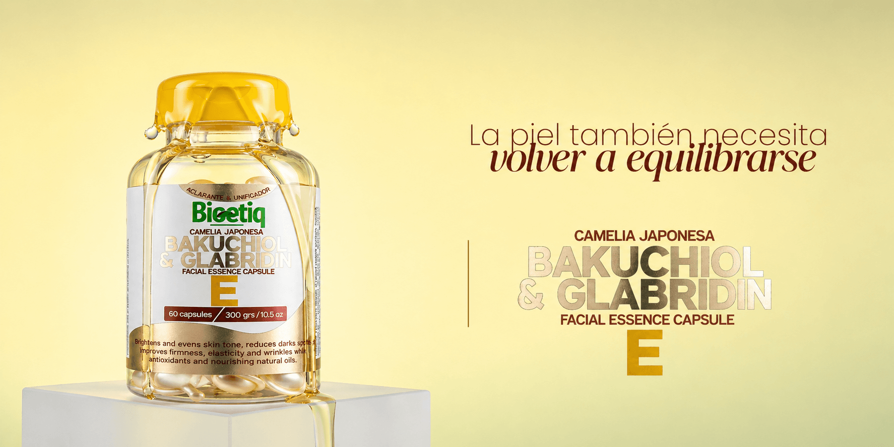 Reseña Bioetiq cápsulas de Bakuchiol y Glabridin para una piel radiante y unific